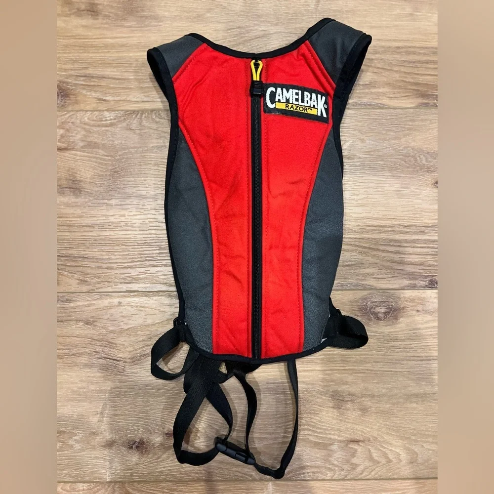 Vintage CamelBak Razor Hydration Pack Red & Black Runners Edition Lightweight